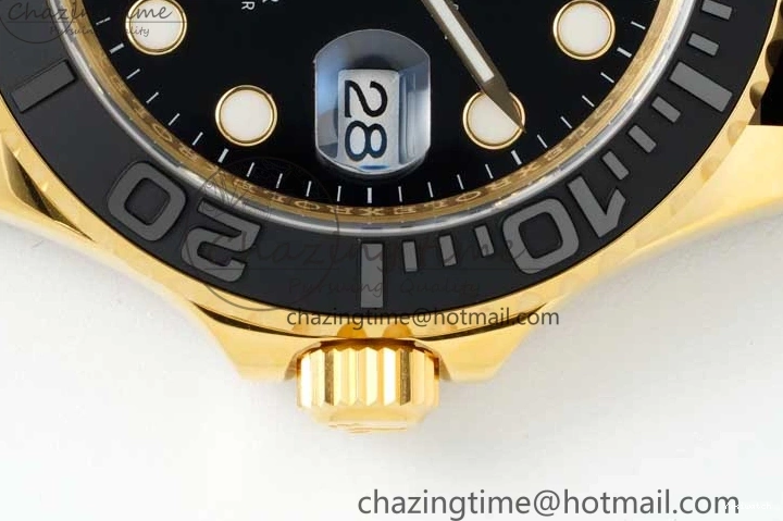 YG 3D Edition VR3235 226658 Yacht-Master Black Strap Oysterflex 1:1 on 3EF Ceramic Bezel 42mm Best 0714
